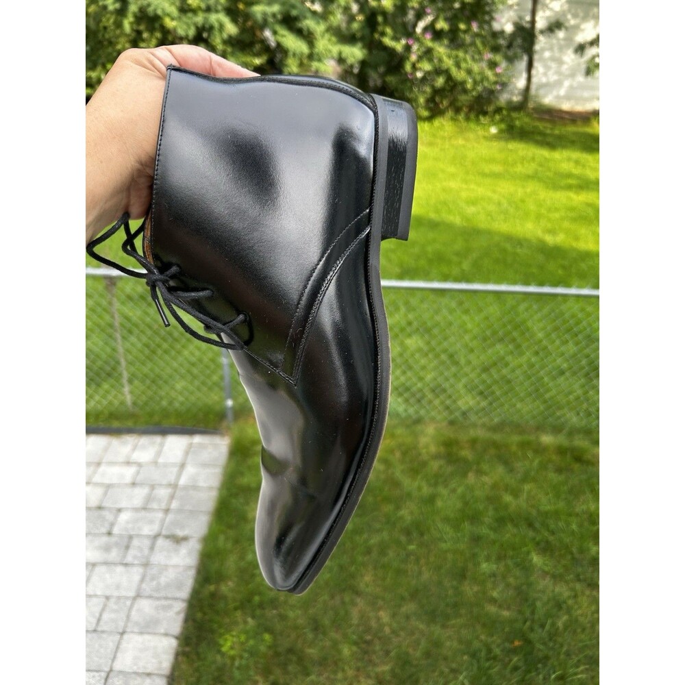 Florsheim Men’s Black Leather Chukka Dress Boots Size 11.5D - Picture 8 of 12